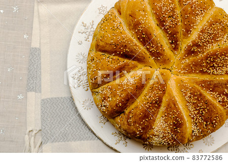 Freshly baked homemade bread Freshly baked homemade bread 83772586