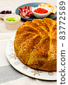 Freshly baked homemade bread 83772589