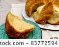 Freshly baked homemade bread 83772594
