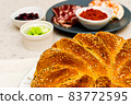 Freshly baked homemade bread 83772595