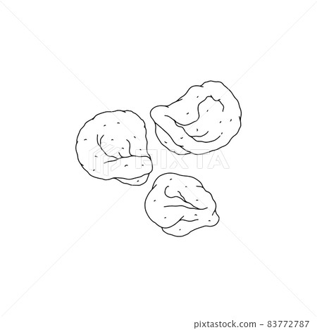 Dumplings with cottage cheese, gnocchi in ink sketch vector illustration Dumplings with cottage cheese, gnocchi in ink sketch vector illustration 83772787