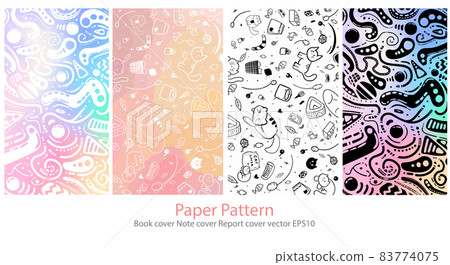 paper cover pattern design vector - Stock Illustration [83774075] - PIXTA
