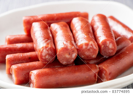 Calpas (dry sausage). Calpas (dry sausage). 83774895