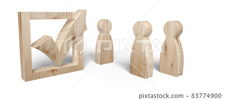 Voting and election concept. Making the right decision 83774900