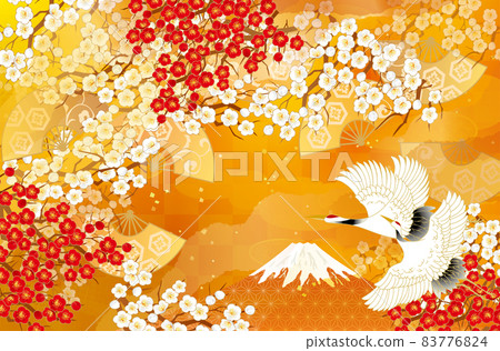 美麗的日本模式與起重機 美麗的日本模式與起重機 83776824