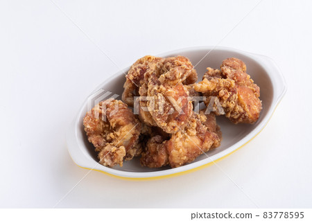 White background and fried chicken White background and fried chicken 83778595