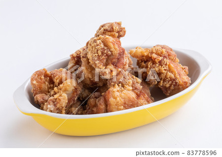 White background and fried chicken White background and fried chicken 83778596