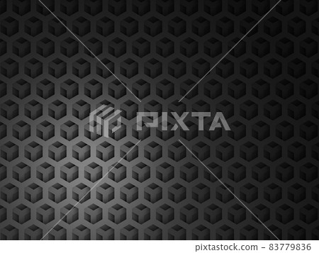 Background material --- Metallic honeycomb structure abstract 83779836
