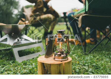 營地 露營 篝火 83779893