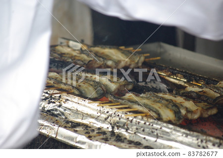 "Eel shop (white eel at the crematorium)" 83782677