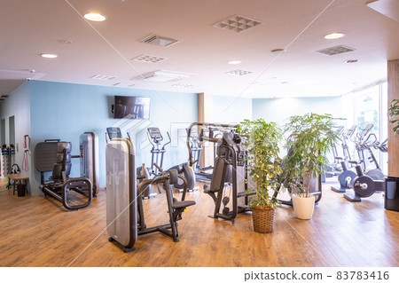 健身房內部（跑步機） 83783416