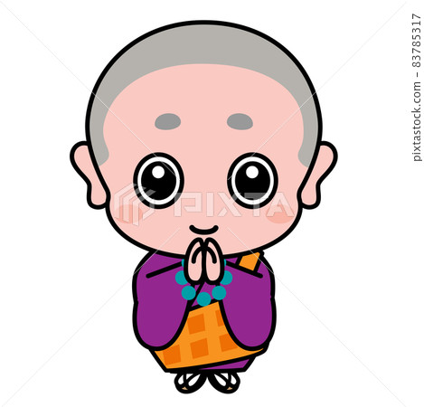 Buddhist monk Ikkyu Buddhist illustration material 83785317