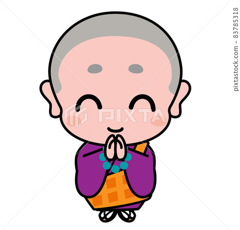 Buddhist monk Ikkyu Buddhist illustration material Buddhist monk Ikkyu Buddhist illustration material 83785318