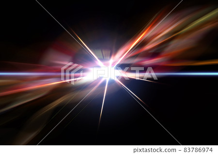 發光的同步加速器輻射和輻射抽像圖形 發光的同步加速器輻射和輻射抽像圖形 83786974