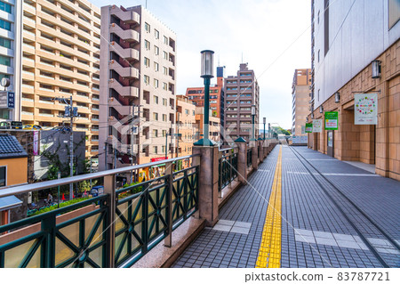 Scenery of the elevated sidewalk at the south exit of Fuchu Station on the Keio Line Scenery of the elevated sidewalk at the south exit of Fuchu Station on the Keio Line 83787721