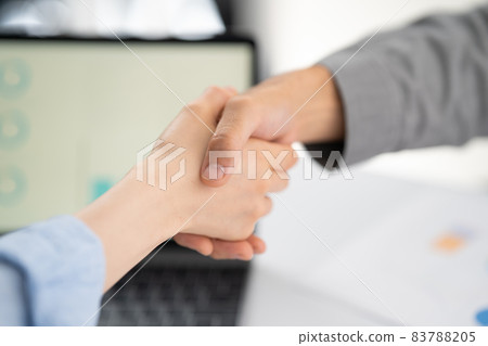 Handshake hand business casual Handshake hand business casual 83788205