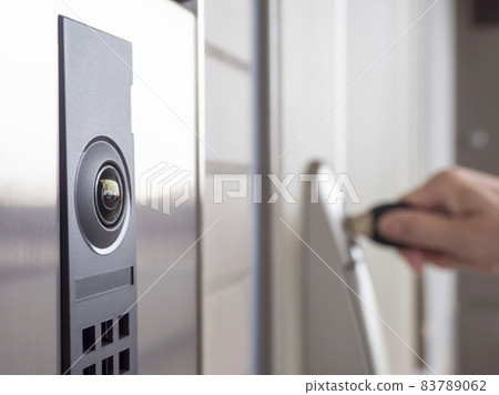 Doorphone camera and locking / unlocking 83789062