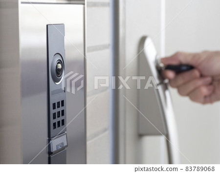 Doorphone camera and locking / unlocking 83789068