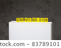 COVID-19 Sticky note 83789101