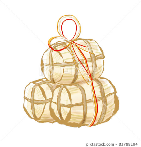 經典的新年裝飾！秋季 Minori Rice Tawara (澆水) 83789194