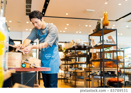 Clerk, part-time job, customer service, apparel, casual 83789531