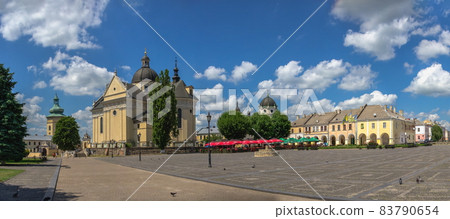 Vicheva square in Zhovkva, Ukraine 83790654