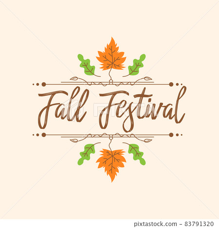 Fall Festival element Vector design illustration Fall Festival element Vector design illustration 83791320