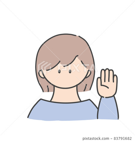 舉起hand_girl 83791682