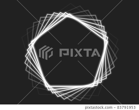 [Pentagon] Simple neon afterimage image [White] 83791953