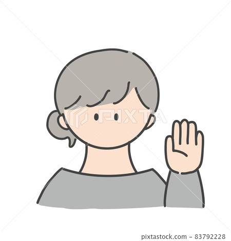 舉起hand_girl 83792228