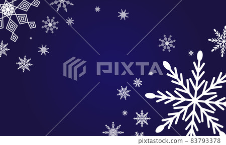 Snowflake background wallpaper night Christmas 83793378