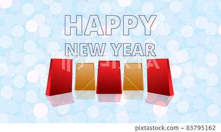 Happy New Year Elegant vector illustration for banner, flyer and greeting card. 83795162