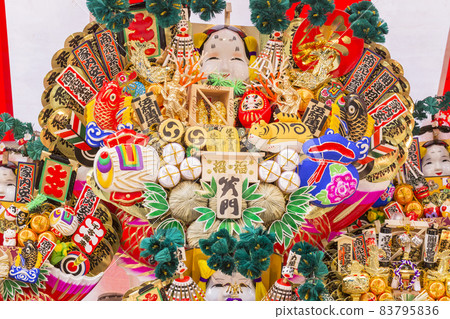 Tori no Ichi rake, prosperous business, colorful shrine 83795836