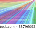 Colorful diagonal line and border pattern background pink, blue, light blue, navy blue, yellow, purple, white, yellow-green 83796092