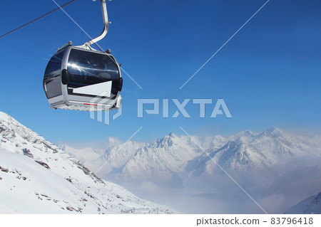 Mountain ski resort chair lift Mountain ski resort chair lift 83796418