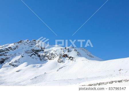 Ski slope in mountains Solden Austria Ski slope in mountains Solden Austria 83796547
