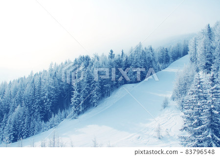Ski slope in mountains Solden Austria Ski slope in mountains Solden Austria 83796548