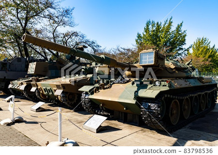 埼玉縣朝霞市陸上自衛隊公共關係中心瑞克坤陸地74式坦克 83798536