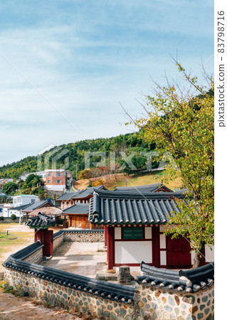 Sebyeonggwan Government Office Korean traditional architecture in Tongyeong, Korea 83798716