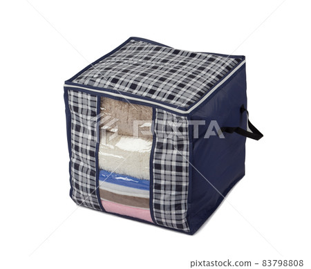 Soft plastic bag or box for keeping clothes or accessory isolated on white 83798808