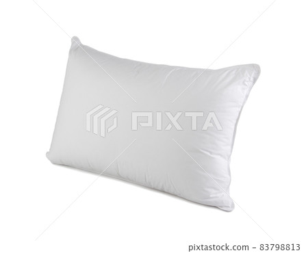 close up of white pillow isolated on white 83798813