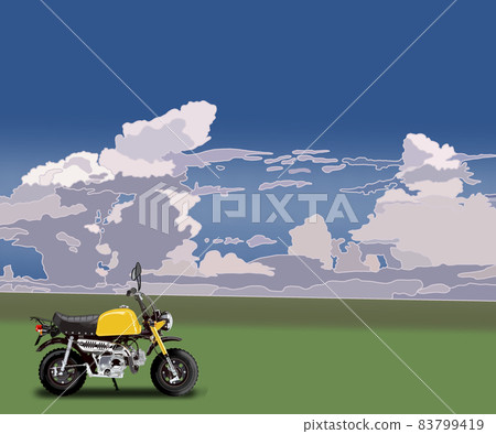 Bike touring scenery Scenery 83799419