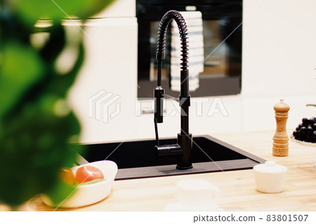 Home decor and interior design in modern house or apartment, furniture and details Home decor and interior design in modern house or apartment, furniture and details 83801507