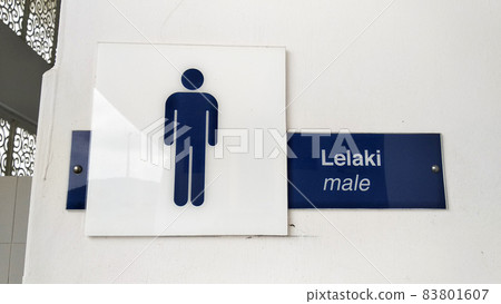 Male and female graphic symbols are used to indicate the presence of toilets in the area. Presented with easy -to -understand graphics. Male and female graphic symbols are used to indicate the presence of toilets in the area. Presented with easy -to -understand graphics. 83801607