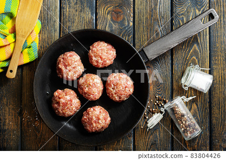 raw meatballs raw meatballs 83804426
