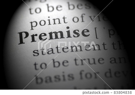 Dictionary definition of premise Dictionary definition of premise 83804838