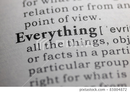 Dictionary definition of everything Dictionary definition of everything 83804872