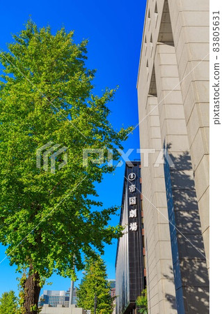 東京帝國劇場千代田區的街景 東京帝國劇場千代田區的街景 83805631