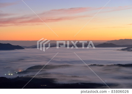 Sea of clouds in Hiruzen Highlands 83806026