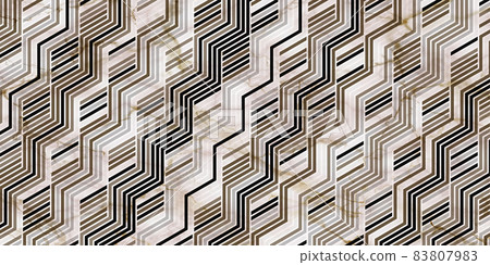 Stripes pattern gray background with marble texture 83807983